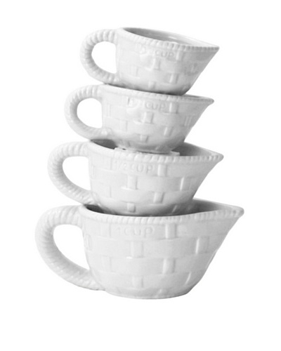 Home Essentials 4-Piece Measuring Cup Set [White]