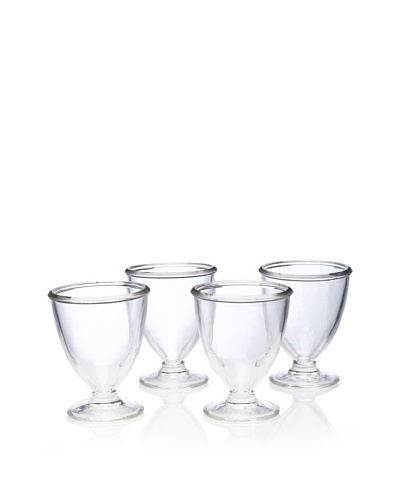 Home Essentials Set of 4 Sweet Vita Footed Sundae Glasses, 12-Oz.