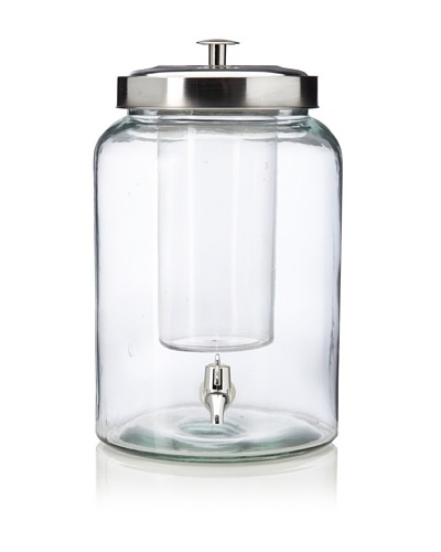 Home Essentials 1895 Splash Beverage Dispenser With Ice Insert