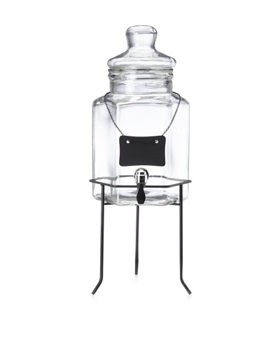 Home Essentials Del Sol Drink Dispenser with Chalkboard, 1.5-Gallon