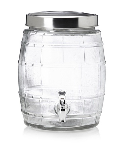 Home Essentials Brew Barrel Drink Dispenser, 2-Gal.