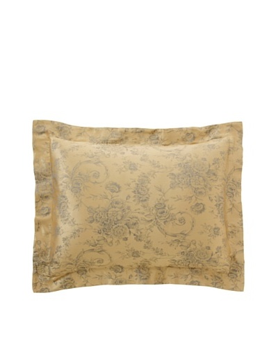 Home Treasures Victoria Floral Sham [Gold/Blue]