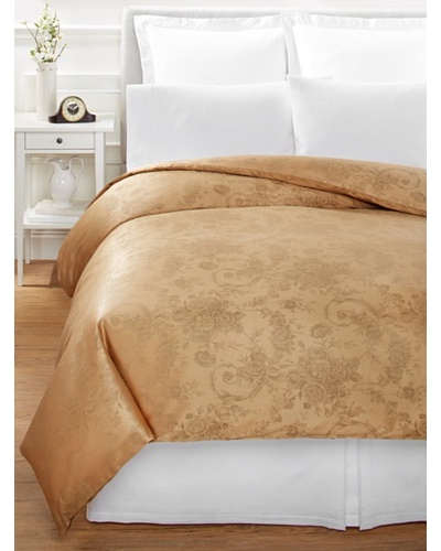 Home Treasures Victoria Floral Duvet Cover [Olive/Gold]