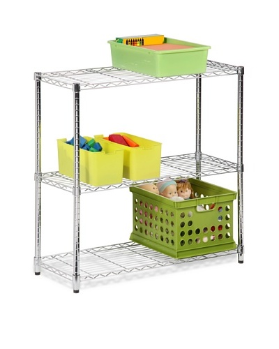 Honey-Can-Do 3-Tier Shelving Holds 200-Pound Per Shelf, 48-Inch, Steel Frame