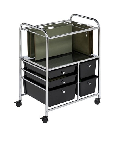 Honey-Can-Do 5-Drawer Hanging File Cart