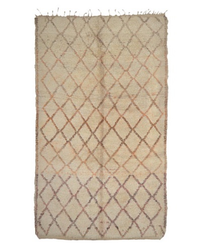 Hotel Marrakeche One of a Kind Hand Knotted Moroccan Rug, Natural, 10′ 6″ x 6′