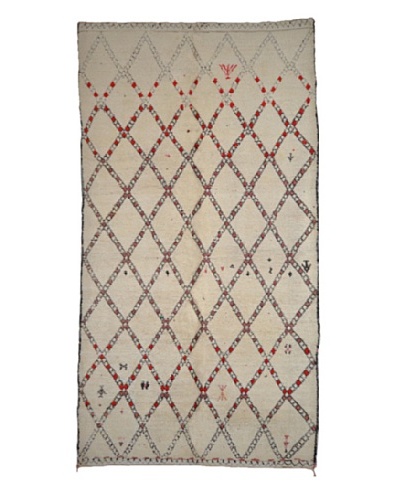 Hotel Marrakeche One of a Kind Hand Knotted Moroccan Rug, Natural, 6′ x 11′