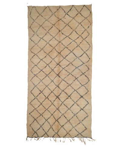 Hotel Marrakeche One of a Kind Hand Knotted Moroccan Rug, Natural, 6′ x 13′ 6″‘