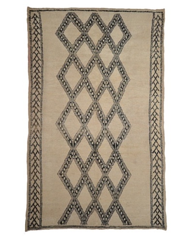 Hotel Marrakeche One of a Kind Hand Knotted Moroccan Rug, Natural, 6′ x 9′