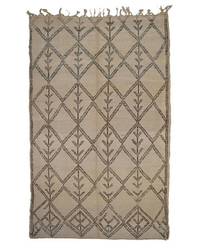 Hotel Marrakeche One of a Kind Hand Knotted Moroccan Rug, Natural, 5′ 5″ x 9′ 6″