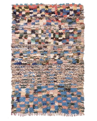 Hotel Marrakeche One of a Kind Hand Knotted Moroccan Rug, Multi, 4’2x 6’7