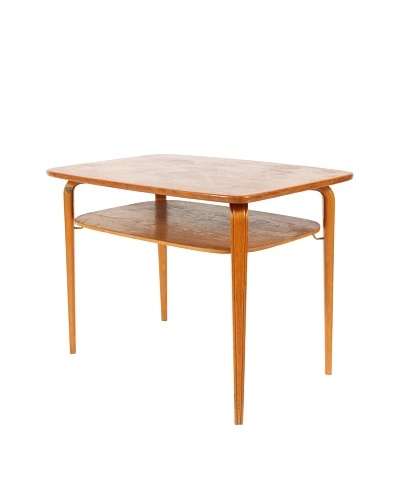 Mid-Century Modern Swedish Side Table, Brown