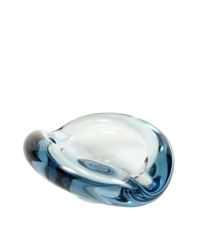 Holmegaard Medium Clamshell Ashtray, Blue