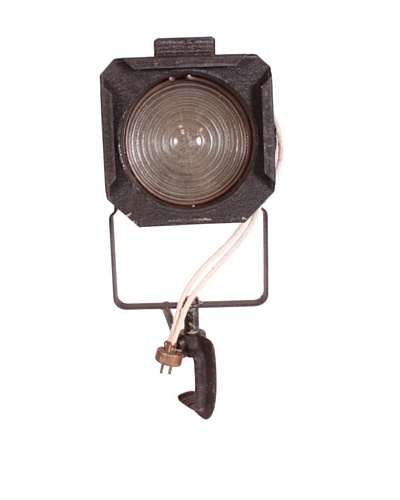 Vintage 1950's Theater Spotlight, Black