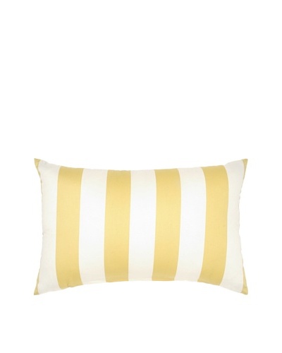 Image by Charlie Kenya Decorative Pillow, Spectra Yellow/Off-White, 12″ x 20″