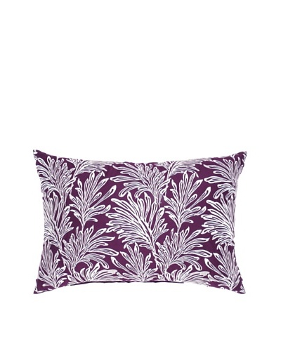 Image by Charlie Summertime Decorative Pillow, Purple/White, 12″ x 20″