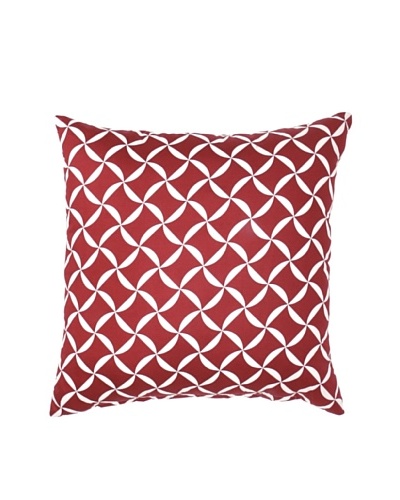 Image by Charlie Taylor Decorative Pillow, Cherry Red/White, 20″ x 20″