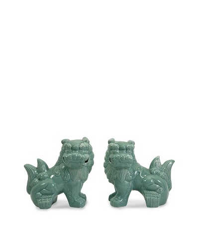 Set of 2 Choo Foo Dogs