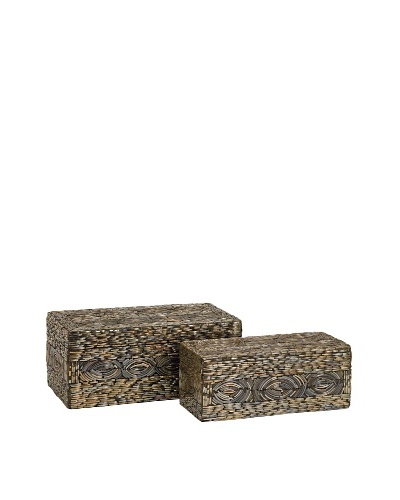 Set of 2 Omiska Rectangle Boxes