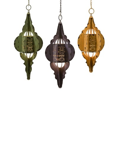 Set of 3 Georgette Hanging Lamps