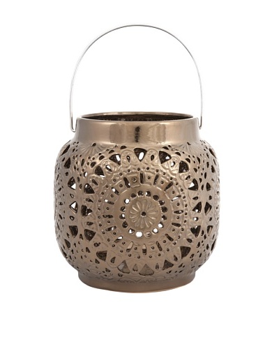 Metallic Cutwork Lantern, Small