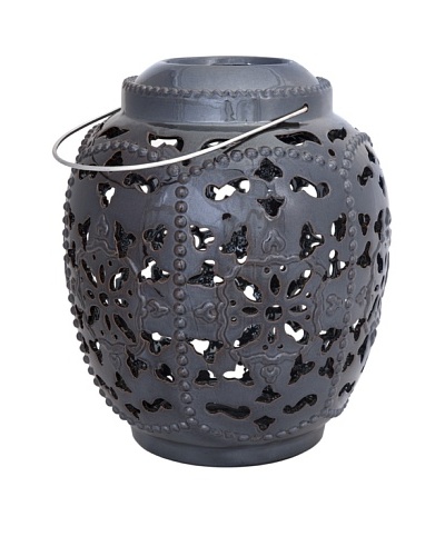 Metallic Cutwork Lantern, Large