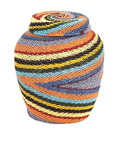 Saran Lidded Basket