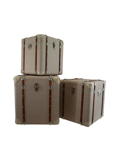 The Import Collection Set of 3 Catalina Trunks, Tan