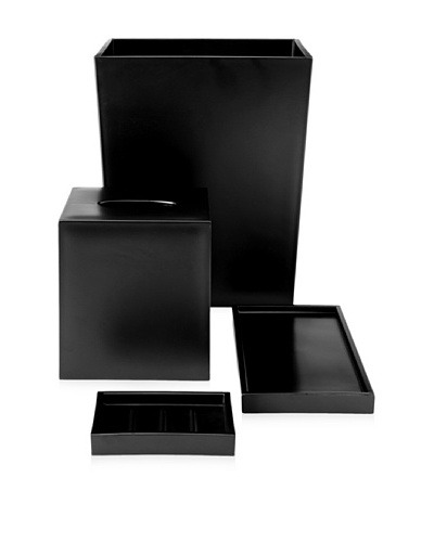 Impulse Seville 4-Piece Bath Set, Black