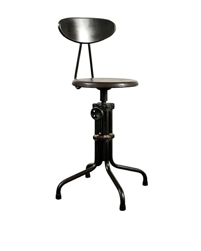 Industrial Chic Adjustable Stool, Sepele