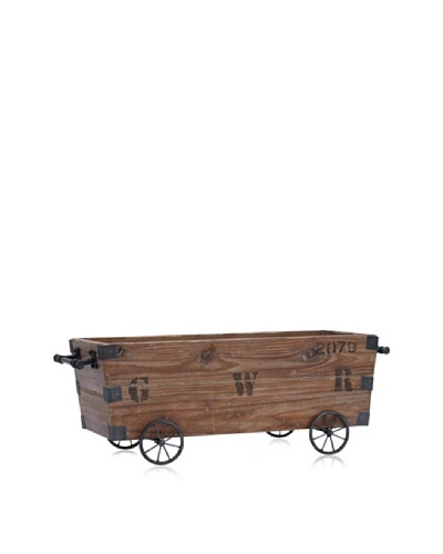 Industrial Chic Wooden Cart