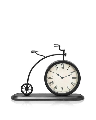 Industrial Chic Metal Bicycle Clock