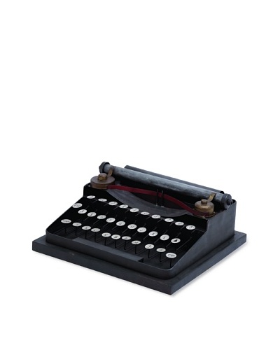 Decorative Metal Typewriter