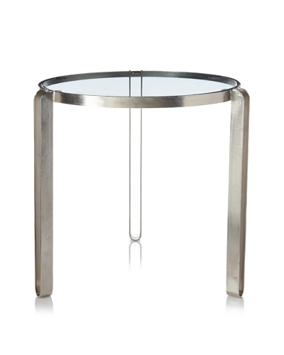 Jamie Young Loop Leg Side Table, Nickel