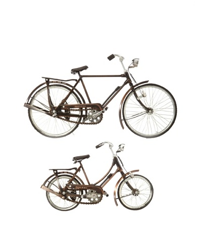 The HomePort Collection His and Hers Retro Bicycle Set