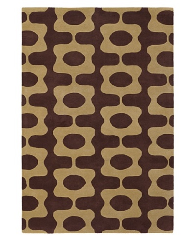 Inhabit Hand-Tufted New Zealand Wool Rug [Chocolate/Caramel]