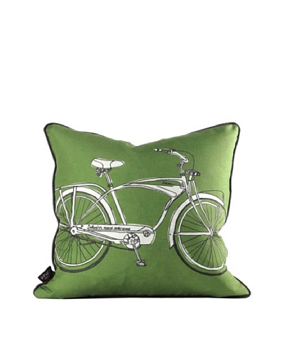 Inhabit Cruise Pillow, Kelly Green