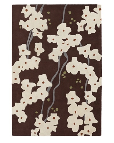 Inhabit Hand-Tufted New Zealand Wool Rug [Brown/Ivory]