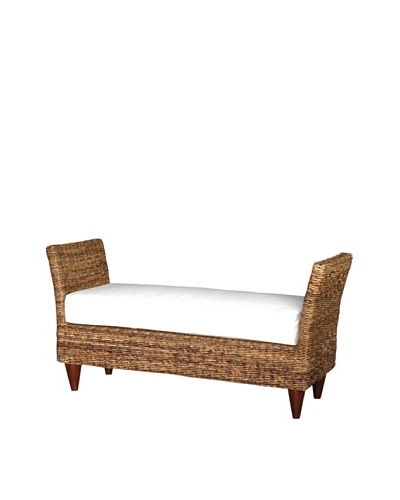 Jeffan Francis Double Bench, Natural/White