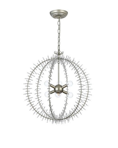 Gold Coast Lighting Lourdes Chandelier, Silver