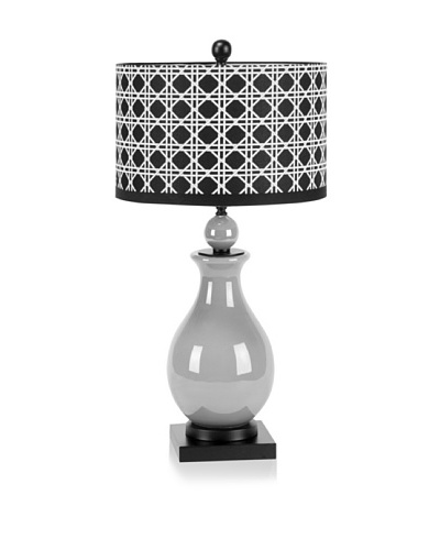 Mercana Piston Table Lamp, Grey/Black