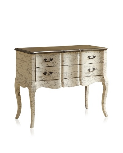 Coast to Coast 2-Drawer Chest, Rennes Script