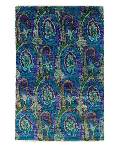 nuLOOM Hand-Knotted Paisley Rug