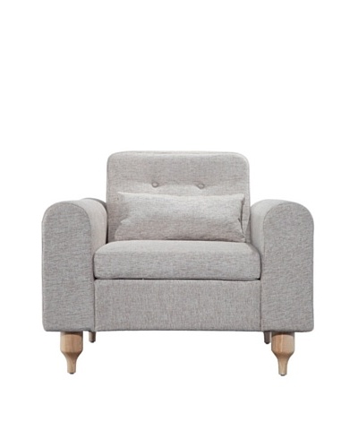 International Design USA Langley Accent Chair, Oatmeal