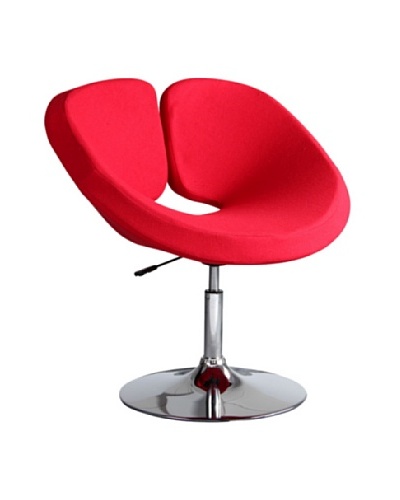 International Design USA Pluto Adjustable Leisure Chair, Red