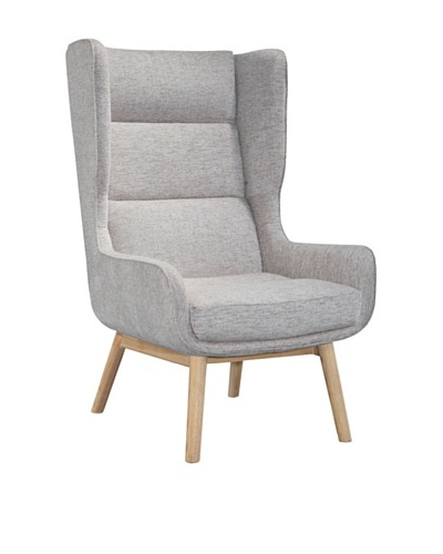 International Design USA Harmony Wing Chair, Oatmeal