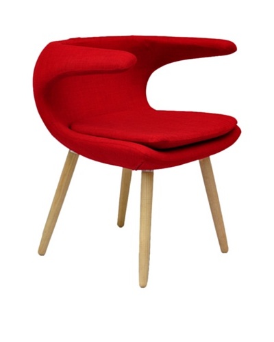 International Design USA Clipper Chair, Red