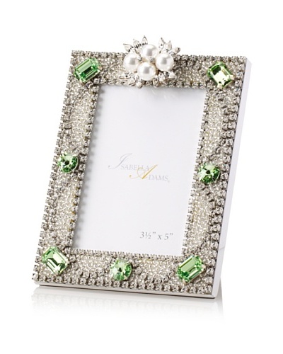 Isabella Adams 3.5 x 5 Freshwater Pearl & Swarovski Crystal Picture Frame