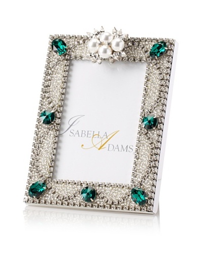 Isabella Adams 3.5 x 5 Freshwater Pearl & Swarovski Crystal Picture Frame, May