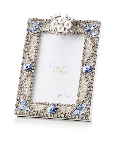 Isabella Adams 3.5 x 5 Freshwater Pearl & Swarovski Crystal Picture Frame, December